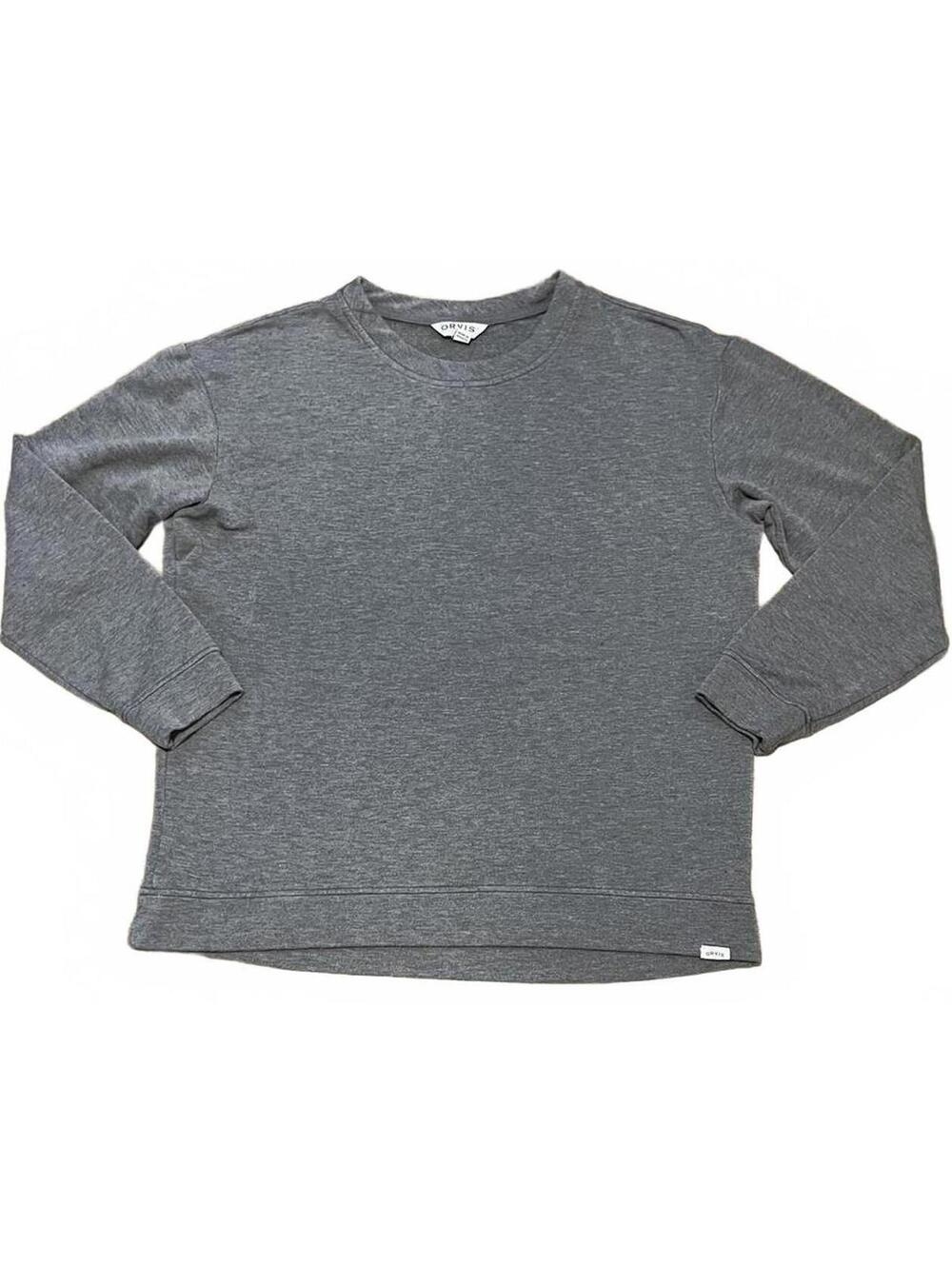 Orvis Men's Grey Sweatshirt size M